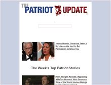 Tablet Screenshot of patriotupdate.com